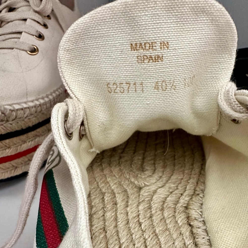 Authentic Gucci Platform Espadrilles - image 8